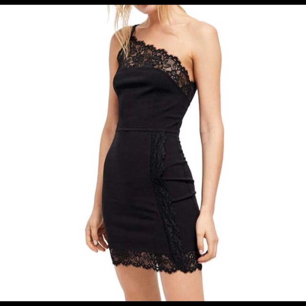 Free People black Premonitions Bodycon size Large - Picture 6 of 15
